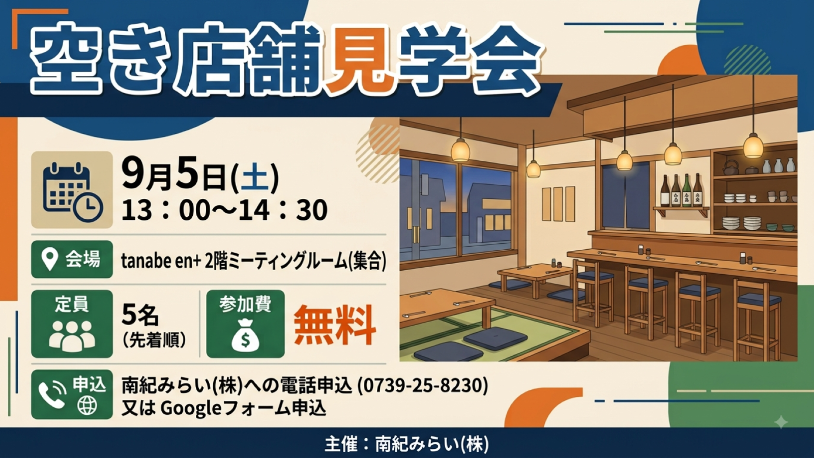 第3回 空き店舗見学会 第3回 空き店舗見学会